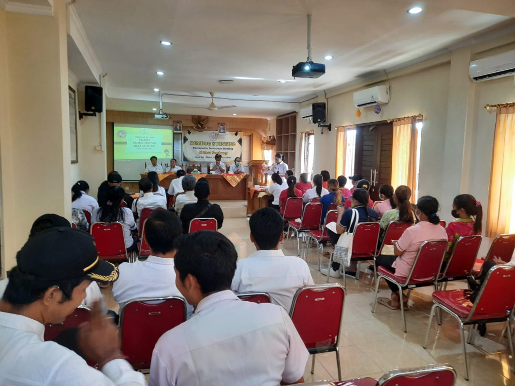 Pelaksanaan Kegiatan Rembug Stunting ( Percepatan Penurunan Stunting ) Desa Sembung